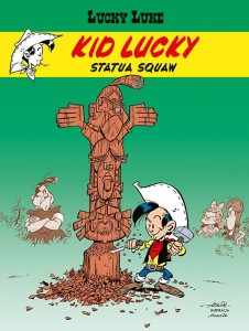 Lucky Luke. Kid Lucky Tom 3 Statua Squaw