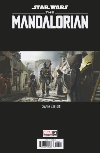 STAR WARS MANDALORIAN #3 CONCEPT ART VAR