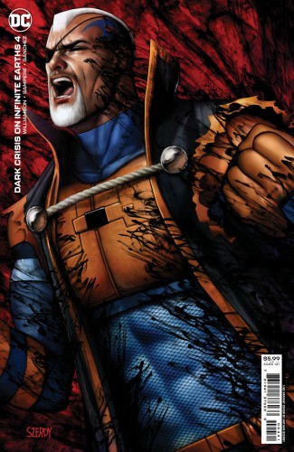 DARK CRISIS #4 (OF 7) CVR E INC 1:50 NATHAN SZERDY CARD STOCK VAR