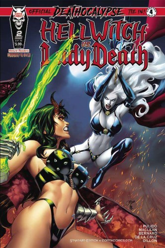 HELLWITCH VS LADY DEATH WARGASM #2 (OF 2) CVR A STANDARD BERNARD