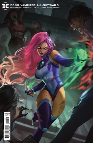 DC VS VAMPIRES ALL-OUT WAR #3 (OF 6) CVR B LESLEY LEIRIX LI CARD STOCK VAR