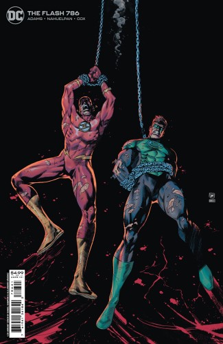 FLASH #786 CVR D INC 1:25 DANIEL SAMPERE & ALEJANDRO SANCHEZ CARD STOCK VAR (DARK CRISIS)