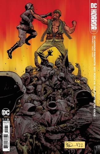 DC HORROR PRESENTS SGT ROCK VS THE ARMY OF THE DEAD #1 (OF 6) CVR D INC 1:25 CHARLIE ADLARD CARD STOCK VAR