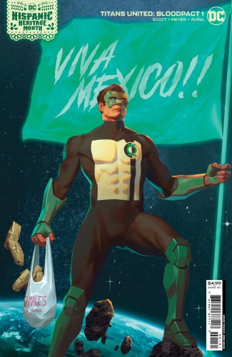 TITANS UNITED BLOODPACT #1 (OF 6) CVR C JORGE MOLINA HISPANIC HERITAGE MONTH CARD STOCK VAR