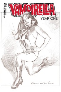 VAMPIRELLA YEAR ONE #2 CVR F 10 COPY INCV NOWLAN PENCILS ORIGINAL