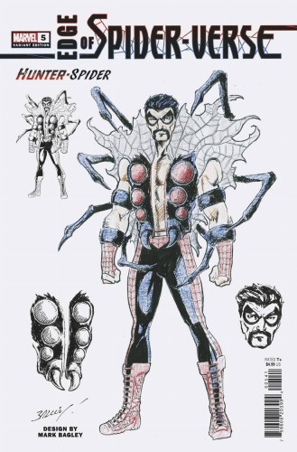 EDGE OF SPIDER-VERSE #5 (OF 5) 10 COPY INCV BAGLEY DESIGN VAR