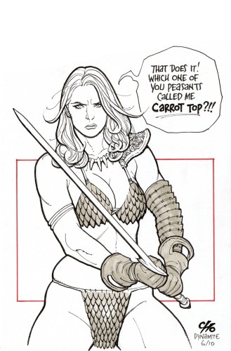 INVINCIBLE RED SONJA #10 CVR Q 7 COPY FOC INCV CHO VIRGIN