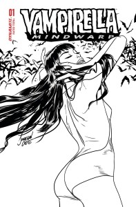VAMPIRELLA MINDWARP #1 CVR T FOC 7 COPY INCV CASE B&W