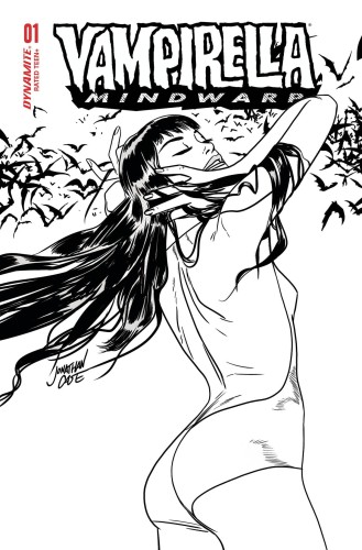 VAMPIRELLA MINDWARP #1 CVR T FOC 7 COPY INCV CASE B&W