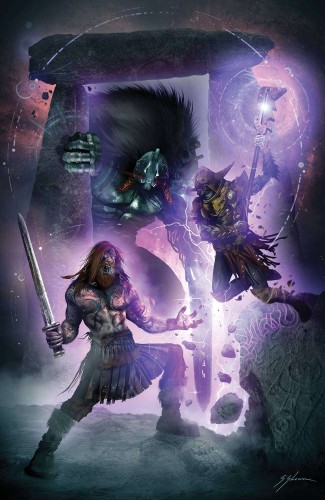 STARHENGE DRAGON & BOAR #6 (OF 6) CVR D SHEARON