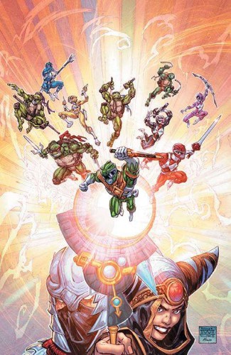 MMPR TMNT II #1 (OF 5) CVR K DLX ED VAR WILLIAMS II