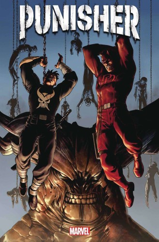 DF PUNISHER #7 AARON SGN
