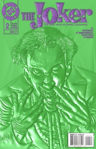 JOKER THE MAN WHO STOPPED LAUGHING #2 CVR D KELLEY JONES 90S COVER MONTH FOIL MULTI-LEVEL EMBOSSED VAR