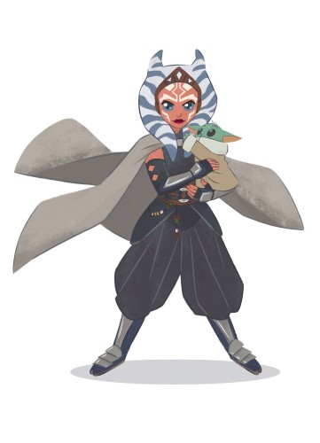 STAR WARS INSIDER SOUVENIR ED 2023 FOC VIRGIN AHSOKA & GROGU