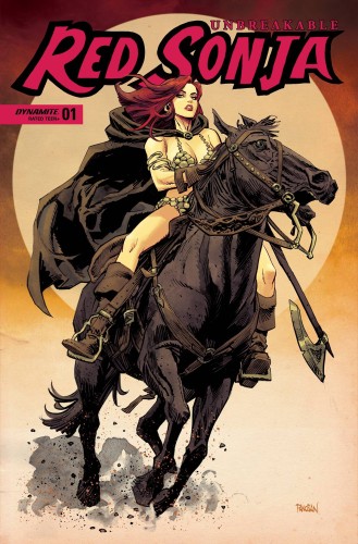 UNBREAKABLE RED SONJA #1 CVR V 7 COPY FOC INCV PANOSIAN TRADE DRESS