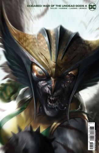 DCEASED WAR OF THE UNDEAD GODS #4 (OF 8) CVR D INC 1:25 FRANCESCO MATTINA CARD STOCK VAR