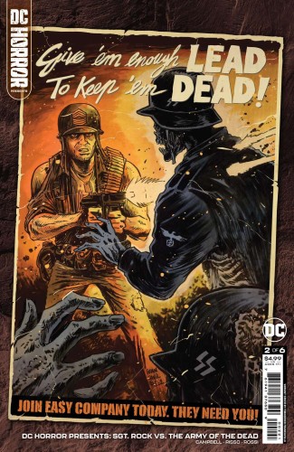 DC HORROR PRESENTS SGT ROCK VS THE ARMY OF THE DEAD #2 (OF 6) CVR B FRANCESCO FRANCAVILLA CARD STOCK VAR
