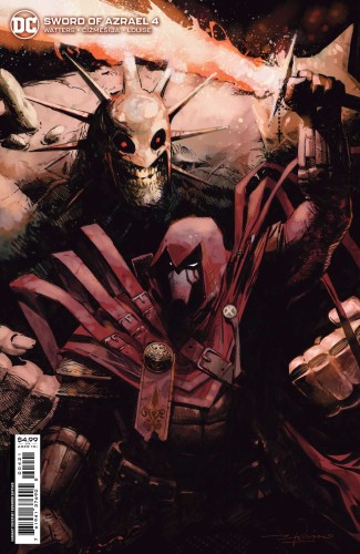 SWORD OF AZRAEL #4 (OF 6) CVR B GERARDO ZAFFINO CARD STOCK VAR