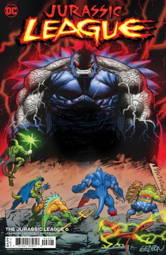 JURASSIC LEAGUE #6 (OF 6) CVR B JUAN GEDEON CARD STOCK VAR