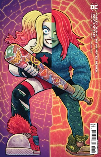 HARLEY QUINN THE ANIMATED SERIES LEGION OF BATS #1 (OF 6) CVR B DAN HIPP CARD STOCK VAR