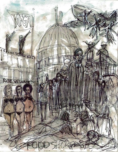 ROGUE STATE #1 CVR G CHUCK D GALLERY TRIPTYCH 1 OF 3