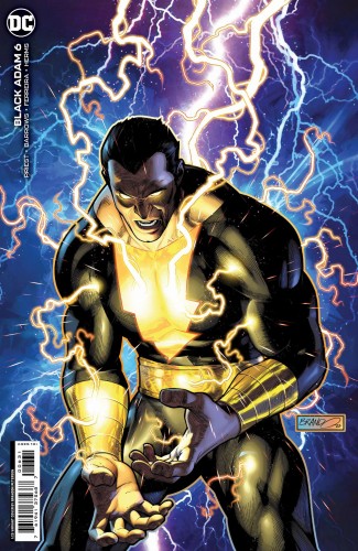 BLACK ADAM #6 CVR E INC 1:25 BRANDON PETERSON CARD STOCK VAR