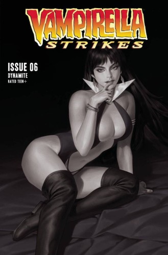 VAMPIRELLA STRIKES #6 CVR Q 10 COPY FOC INCV YOON B&W