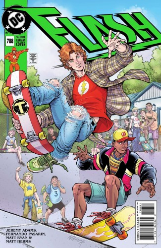 FLASH #788 CVR C TODD NAUCK 90S COVER MONTH CARD STOCK VAR