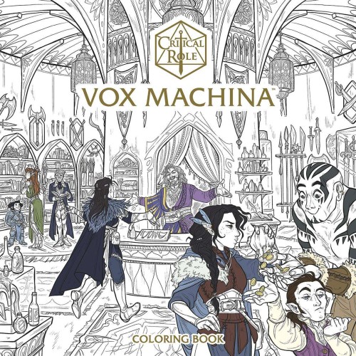 CRITICAL ROLE VOX MACHINA COLORING BOOK TP (9781506734248)