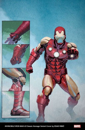 INVINCIBLE IRON MAN #2 RIBIC CLASSIC HOMAGE VAR