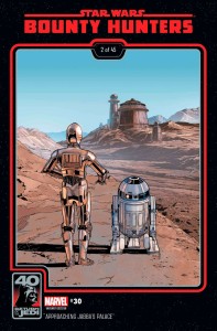 STAR WARS BOUNTY HUNTERS #30 RETURN JEDI 40TH ANNIV VAR