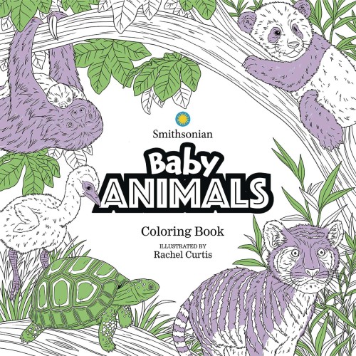 BABY ANIMALS A SMITHSONIAN COLORING BOOK (9781684059546)