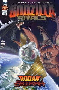 GODZILLA RIVALS RODAN VS EBIRAH CVR A JOHNSON