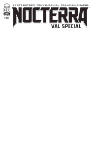 NOCTERRA SPECIAL VAL (ONE-SHOT) CVR E BLANK SKETCH