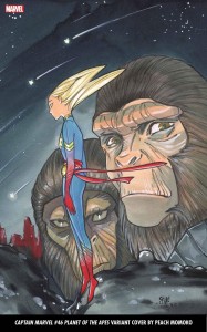 CAPTAIN MARVEL #46 MOMOKO PLANET OF THE APES VAR