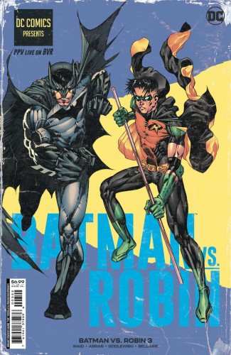 BATMAN VS ROBIN #3 (OF 5) CVR J MARIO FOX FOCCILLO FIGHT POSTER BATMAN VS ROBIN CARD STOCK VAR