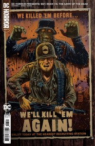 DC HORROR PRESENTS SGT ROCK VS THE ARMY OF THE DEAD #3 (OF 6) CVR B FRANCESCO FRANCAVILLA CARD STOCK VAR