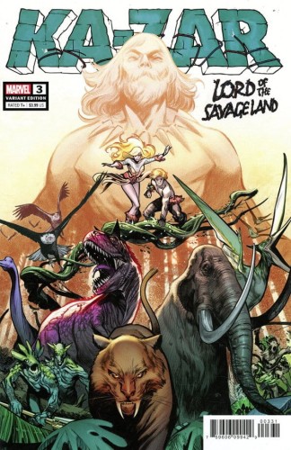 KA-ZAR LORD SAVAGE LAND #3 (OF 5) LARRAZ VAR
