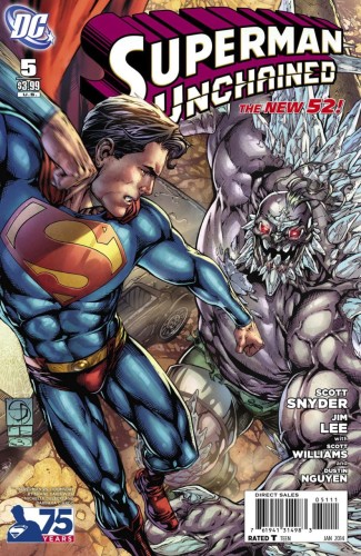 SUPERMAN UNCHAINED #5 75TH ANNIV VAR ED VILLAIN CVR