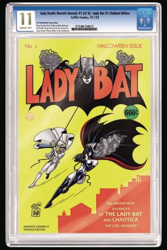 LADY DEATH NECROTIC GENESIS #1 (OF 2) LADY BAT SLABBED ED
