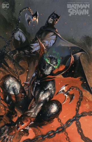 DF BATMAN SPAWN #1 DELL OTTO VAR CAPULLO SILVER SGN