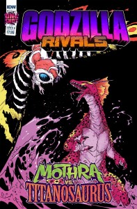 GODZILLA RIVALS MOTHRA VS TITANOSAURUS CVR B CAMPBELL