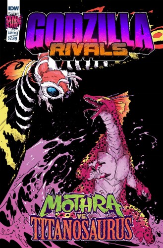 GODZILLA RIVALS MOTHRA VS TITANOSAURUS CVR B CAMPBELL