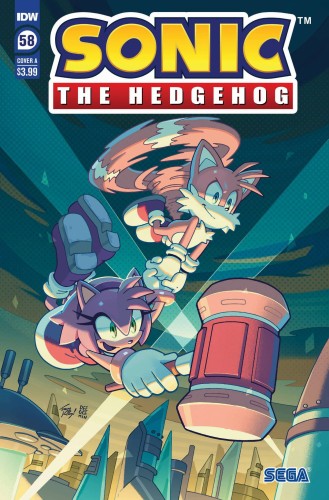 SONIC THE HEDGEHOG #58 CVR A YARDLEY
