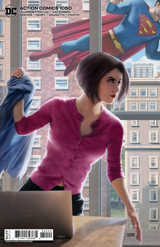 ACTION COMICS #1050 CVR P NATHAN SZERDY CARD STOCK VAR