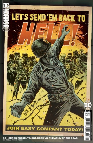 DC HORROR PRESENTS SGT ROCK VS THE ARMY OF THE DEAD #4 (OF 6) CVR B FRANCESCO FRANCAVILLA CARD STOCK VAR