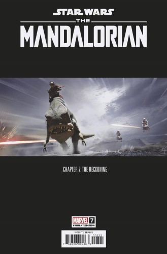 STAR WARS MANDALORIAN #7 CONCEPT ART VAR
