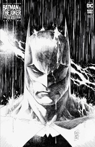 BATMAN & THE JOKER THE DEADLY DUO #2 (OF 7) CVR F INC 1:50 MARC SILVESTRI BLACK & WHITE VAR