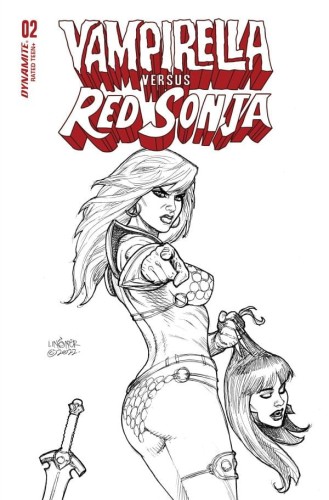 VAMPIRELLA VS RED SONJA #2 CVR R 10 COPY FOC INCV LINSNER LI