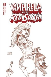 VAMPIRELLA VS RED SONJA #2 CVR V 10 COPY FOC INCV LINSNER FI
